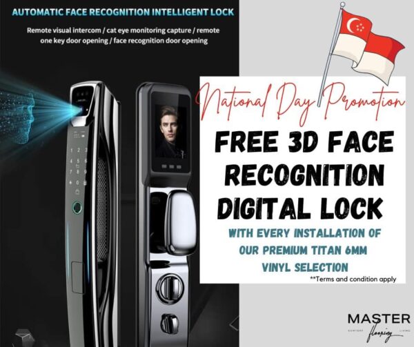 complimentary 3D Face Recognition Digital lock